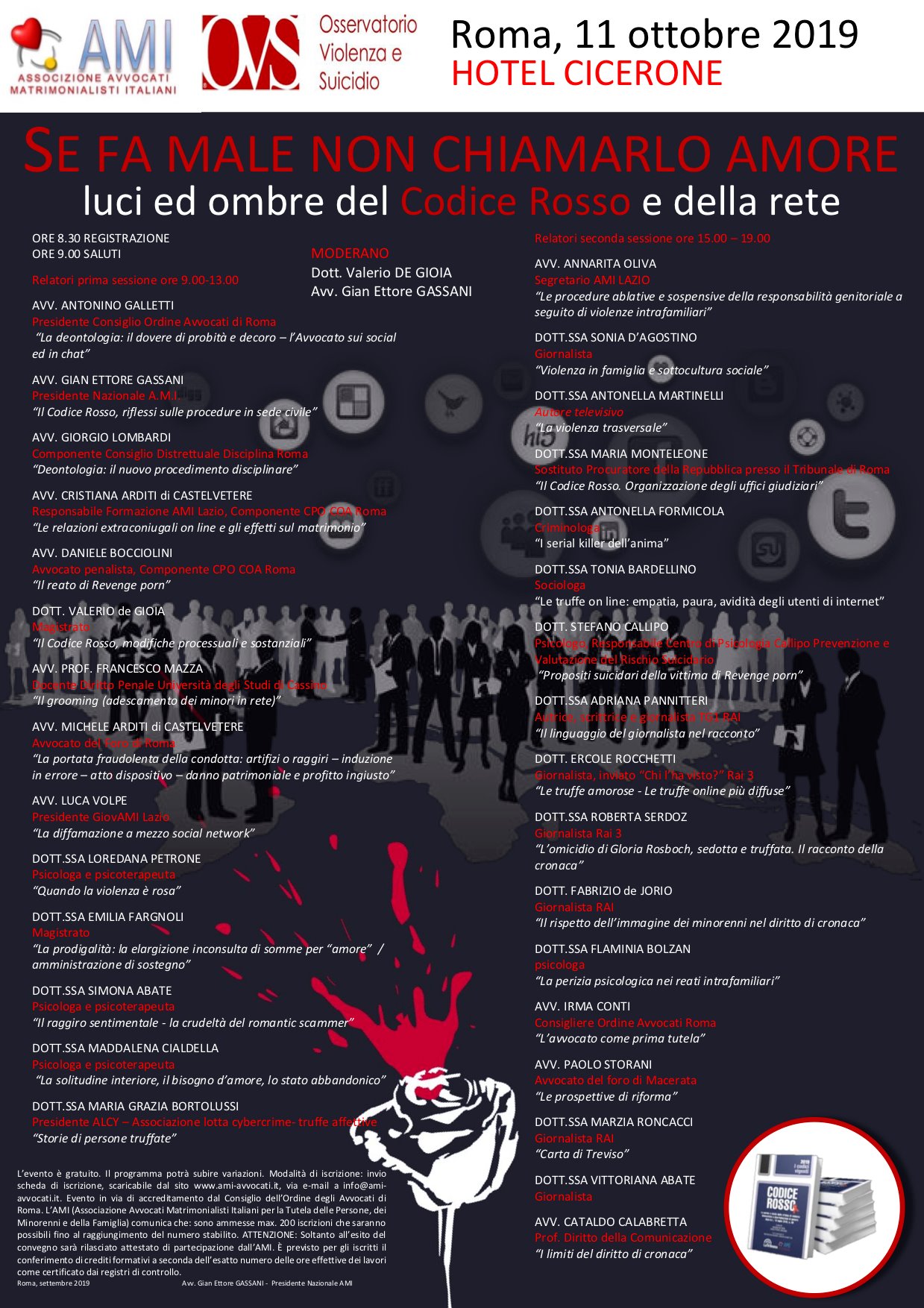 SE FA MALE NON CHIAMARLO AMORE - Convegno AMI - ROMA